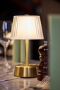 Lampe de table Duni LED Jay Gold 12,2x22cm