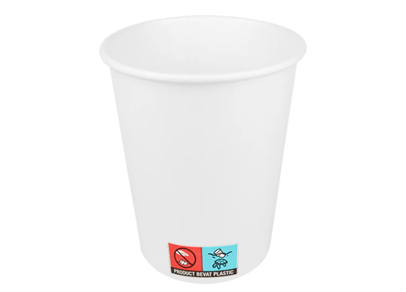 Gobelet Carton blanc 240cc 8oz Emballe Individuellement