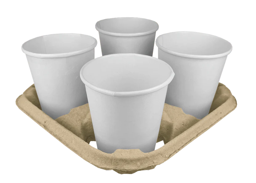 [65908] Holder for 4 cups Recycled Cardboard 